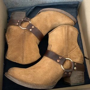 Authentic Freebirds Spirit Suede & Leather Booties
